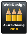 Auszeichnung  2018 WebDesign